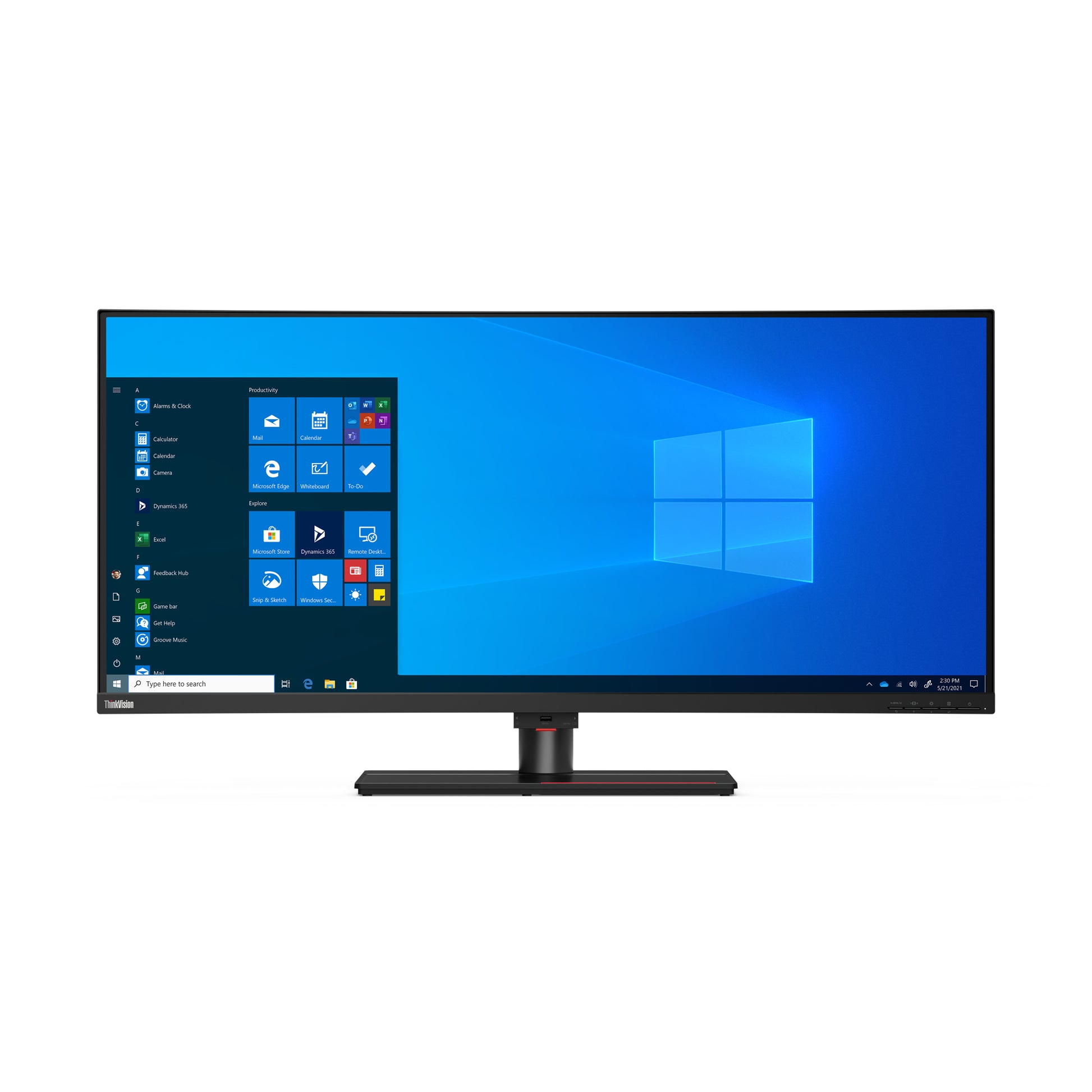 Lenovo ThinkVision – Monitor, 39,7" 5K WUHD (5120 × 2160), IPS, Thunderbolt 4, HDMI, DisplayPort, LAN