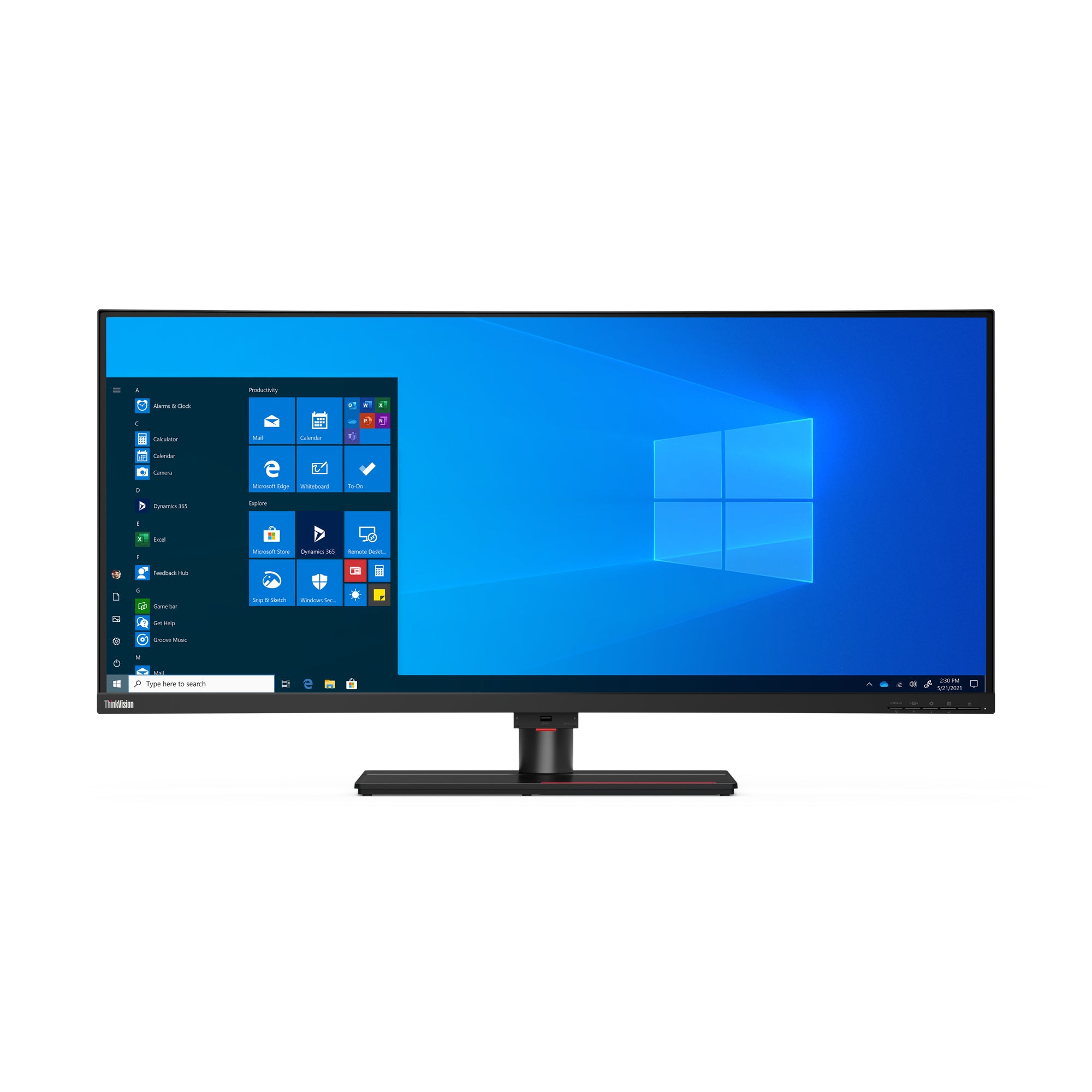 Lenovo ThinkVision – Monitor, 39,7" 5K WUHD (5120 × 2160), IPS, Thunderbolt 4, HDMI, DisplayPort, LAN