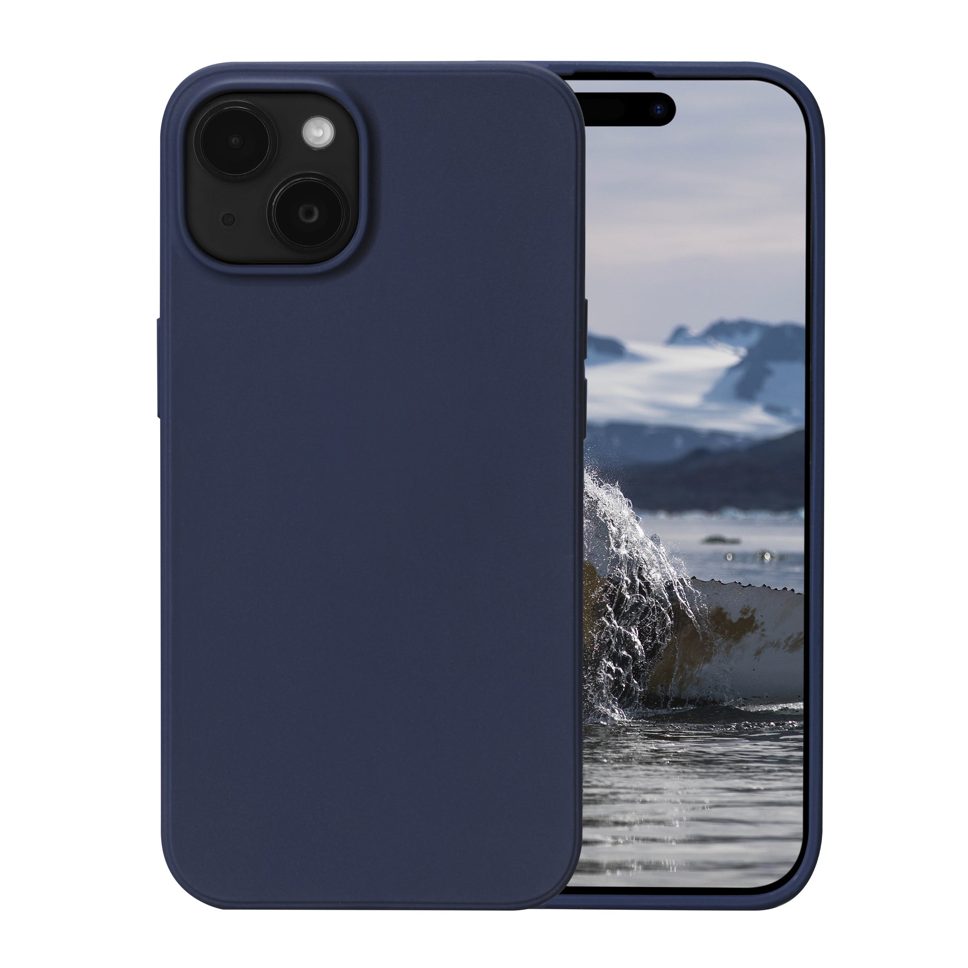 dbramante1928 Greenland – Backcover – für Apple iPhone 15, Recycling-Kunststoff, Pacific Blue
