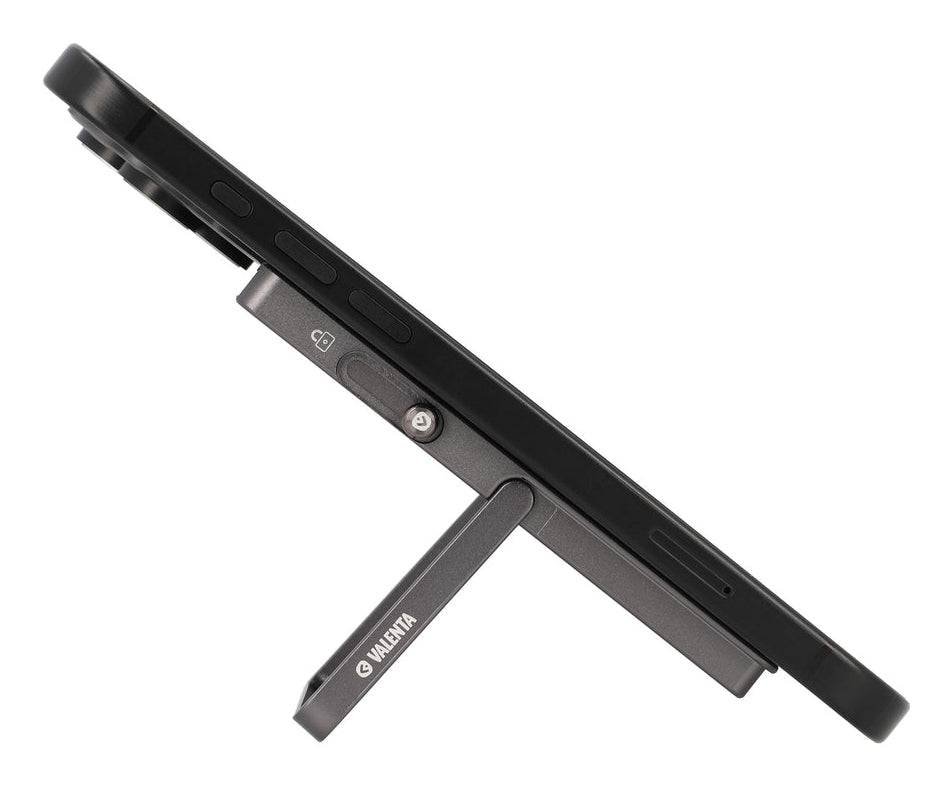 Valenta Halterung – für MagSafe, 100 × 70 × 7,1 mm, Aluminium, schwarz