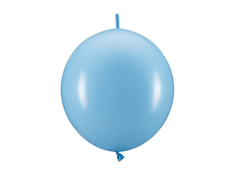 PartyDeco Luftballons – Hellblau – Ø 33 cm – Latex – 20 Stk