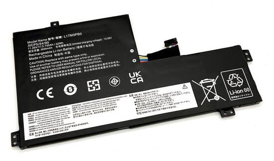 Vistaport Notebook-Akku – für Lenovo IdeaPad 3, Chromebook S340/300E – 42 Wh, 11,25 V (3 Zellen) – Schwarz