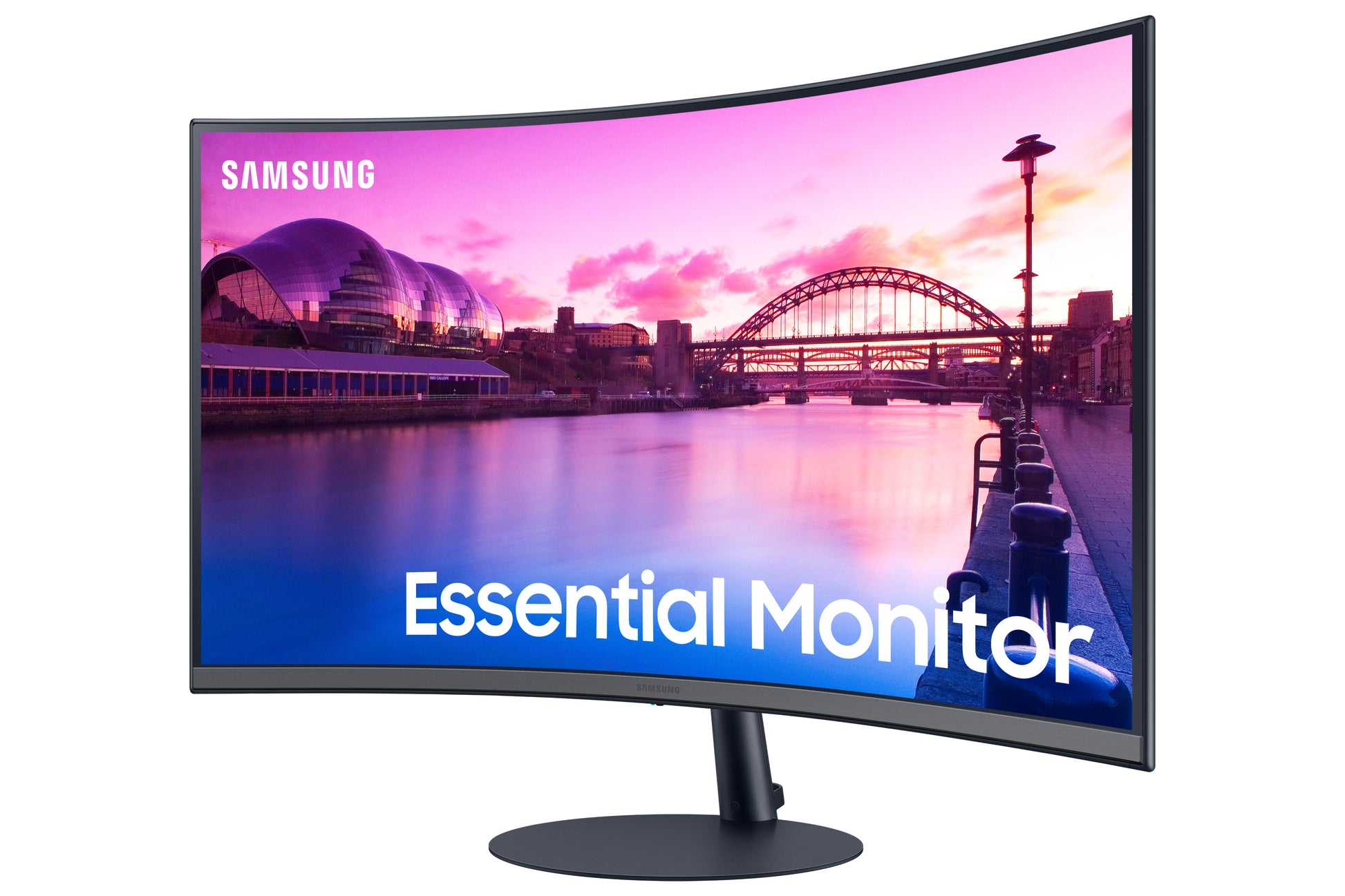 Samsung S27C390Eau – Monitor, 27", VA, 75 Hz, 250 cd/m², AMD FreeSync, Lautsprecher, Schwarz
