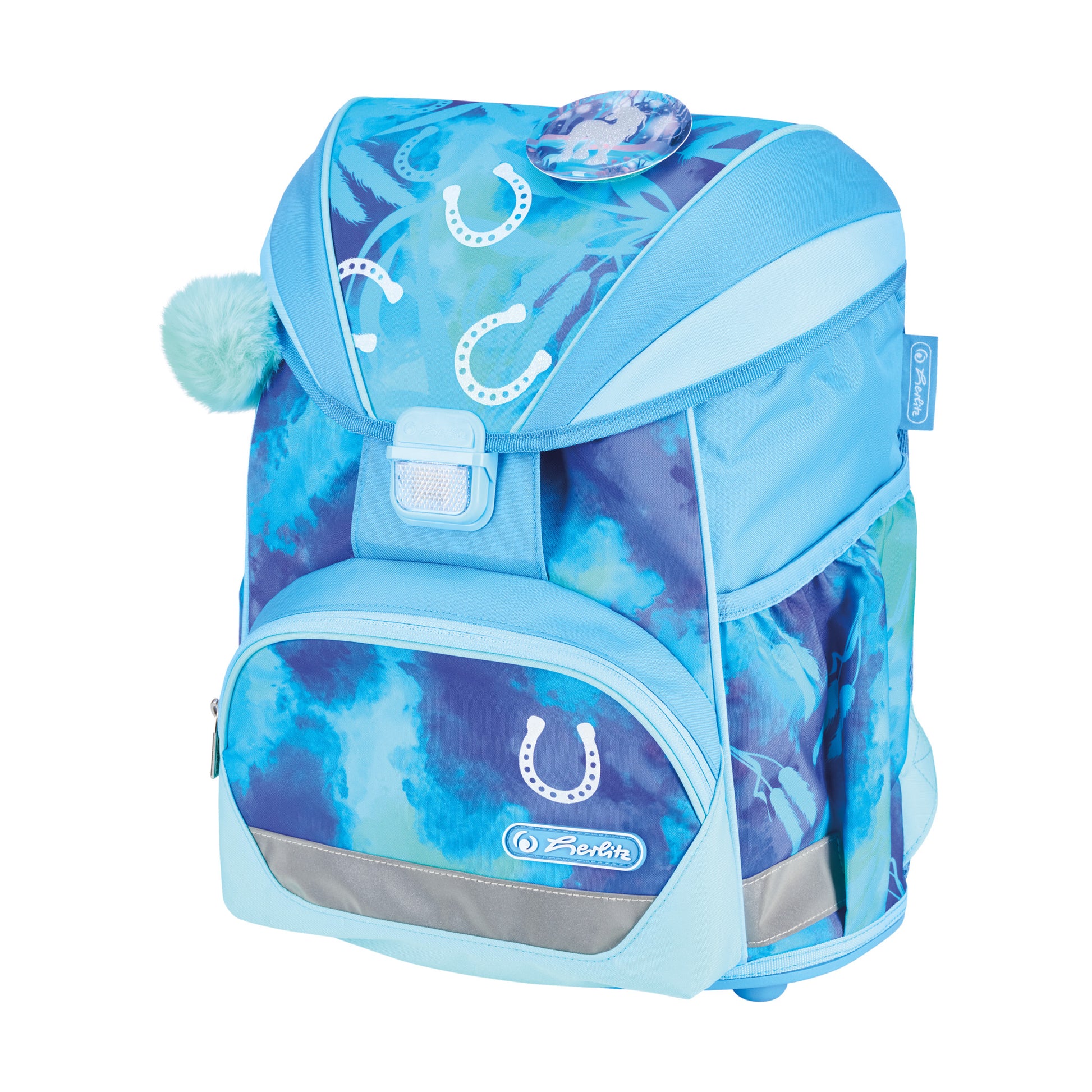 Herlitz UltraLight XL Plus – Schulrucksack-Set, Lucky Horse, 22 l, 32×39×25 cm