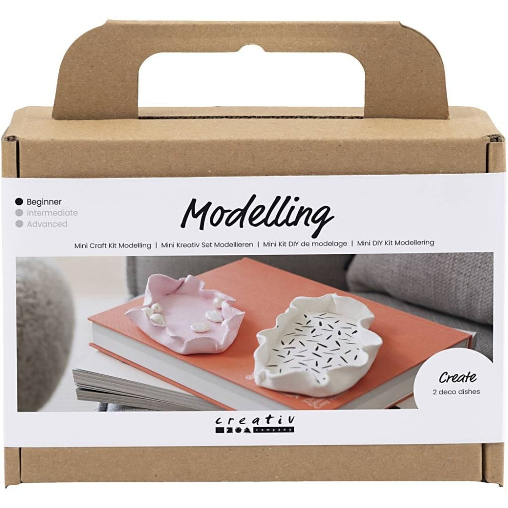 Creativ Company Modelliermasse-Set – ab 3 Jahren – lufthärtend – mehrfarbig