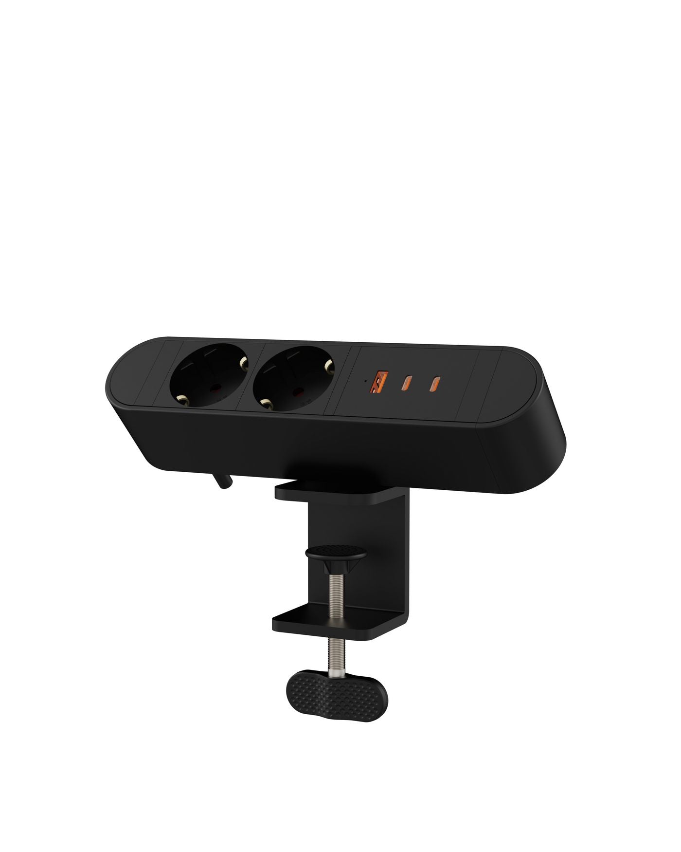Microconnect Steckdosenleiste – Schuko (Typ E/F), 2× USB-C (PD 67 W), 1× USB-A, 1,8 m
