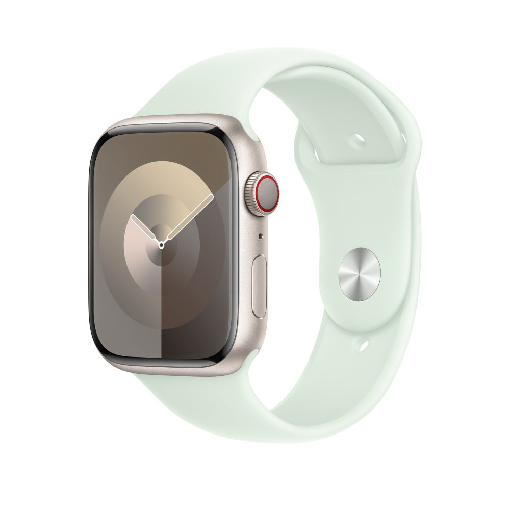 Apple Sportarmband 45 mm – Armband – für Apple Watch Series 7–8 (45 mm), Soft Mint, S/M