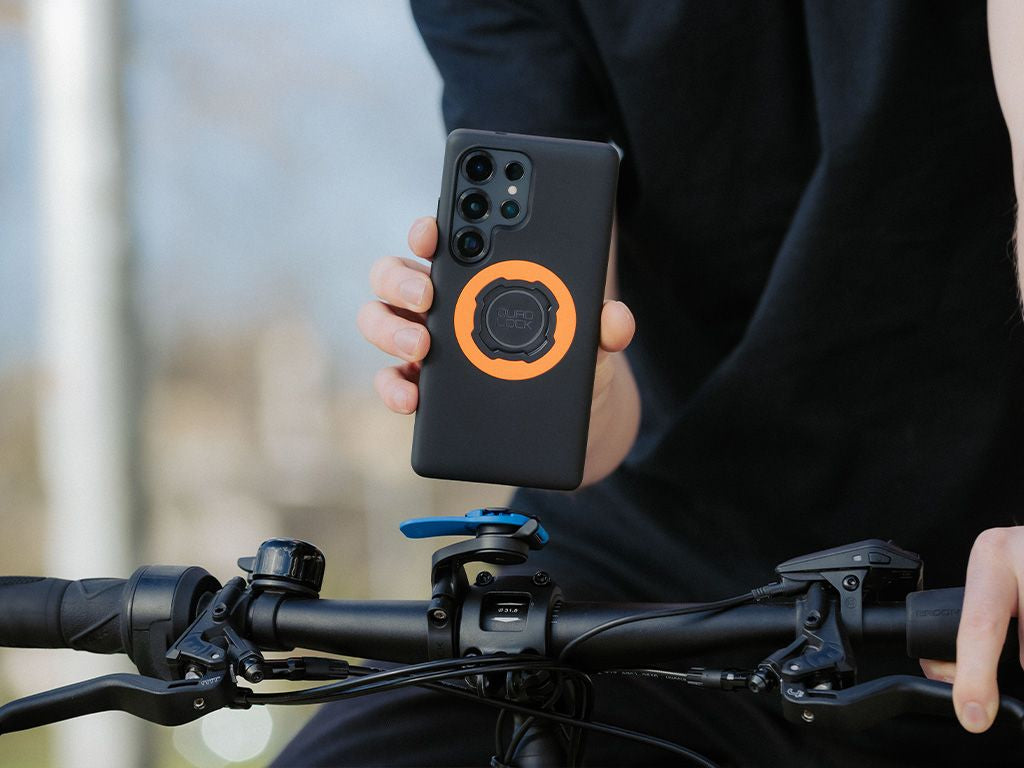 Quad Lock Out Front Mount V3 – Fahrrad-/Motorrad-Halterung – Klemmhalterung, für Smartphones bis 7"