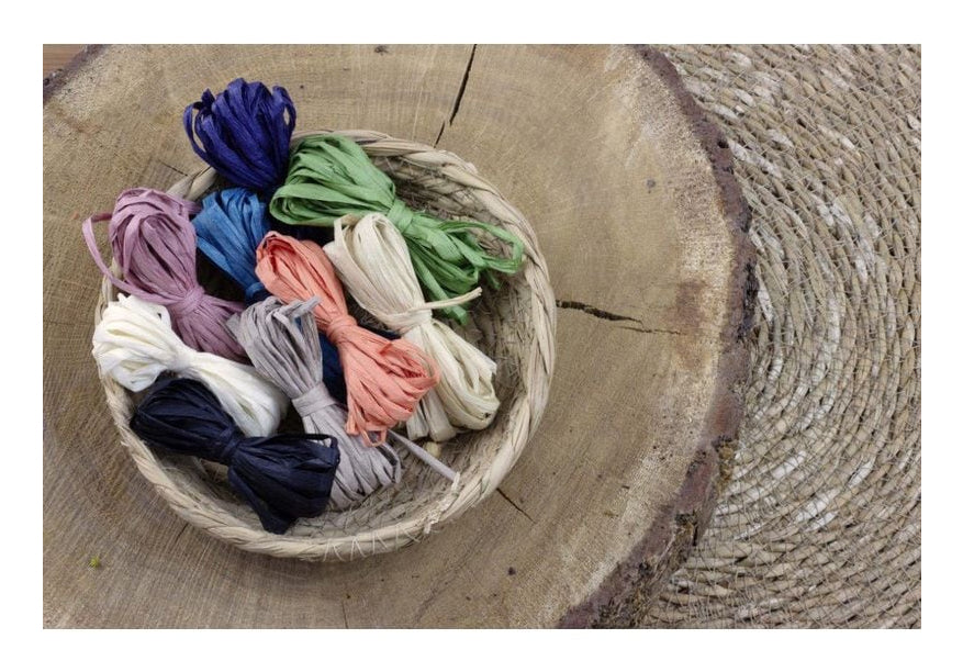 DMC Bastband (Papierbast), Holzfaser, Ecru, 100 m, 50 g, 1 Stk.