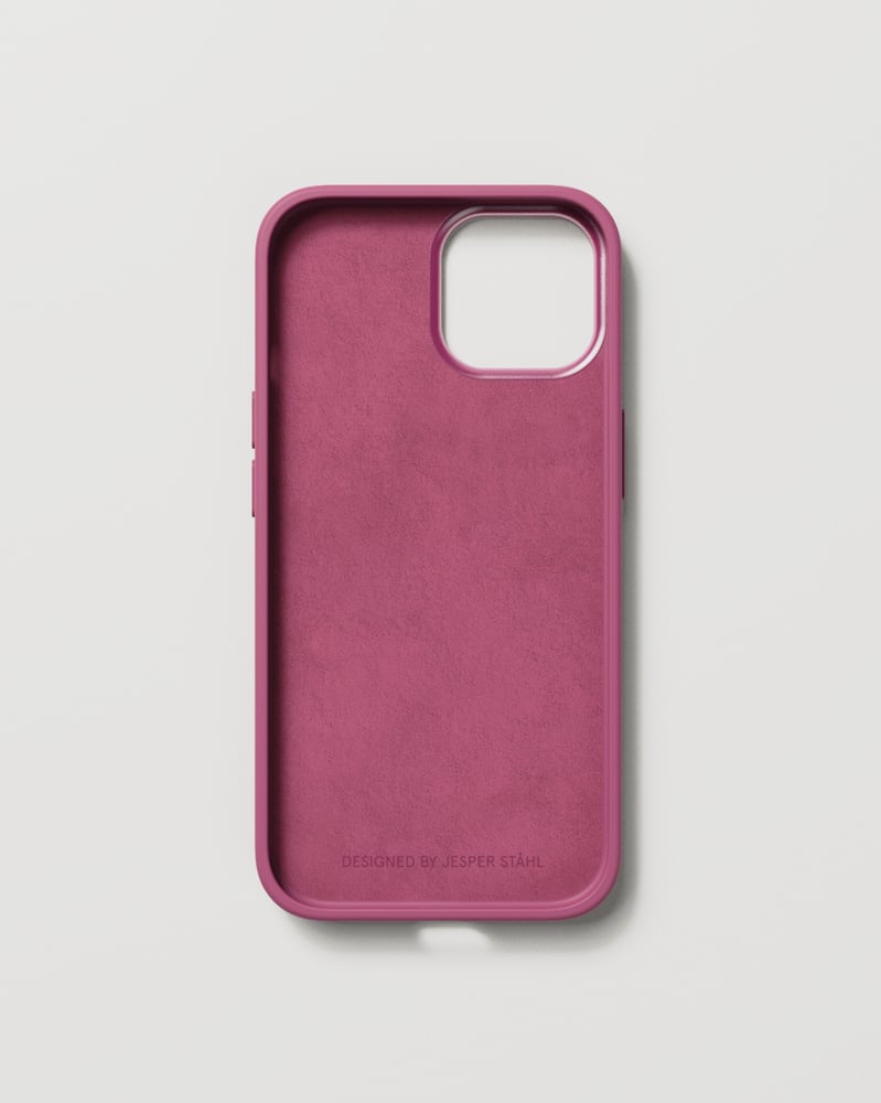 Nudient – Backcover – für Apple iPhone 15 – Deep Pink