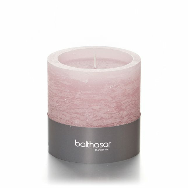 Balthasar Kerze Windlicht – Altrosa – Ø 10 × 10 cm – 1 Stück