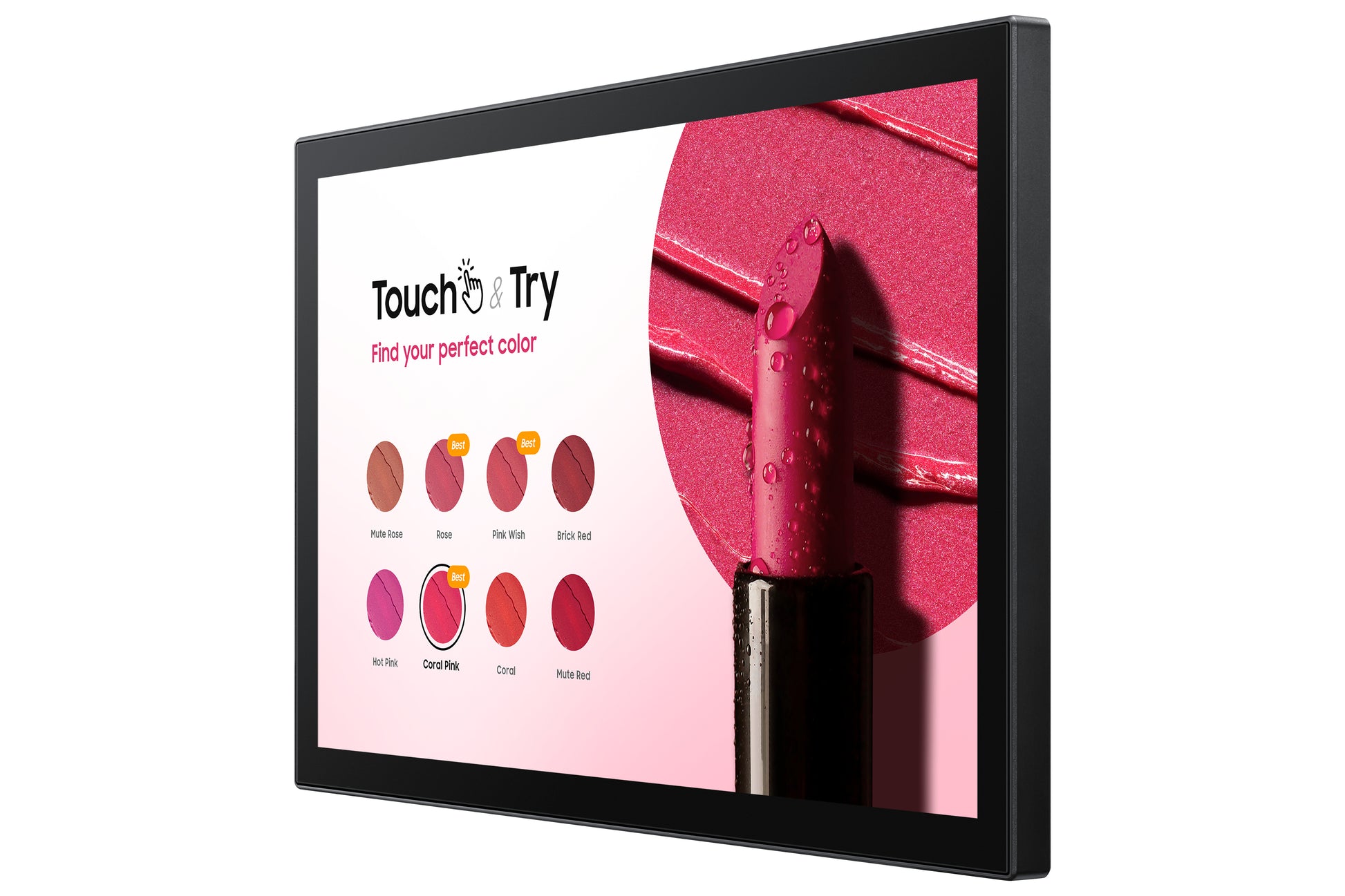 Samsung LH13QBCTBGBXEN – Interaktives Touch-Display, 13", Full HD, 500 cd/m², 16/7, Tizen, Integrierter Player