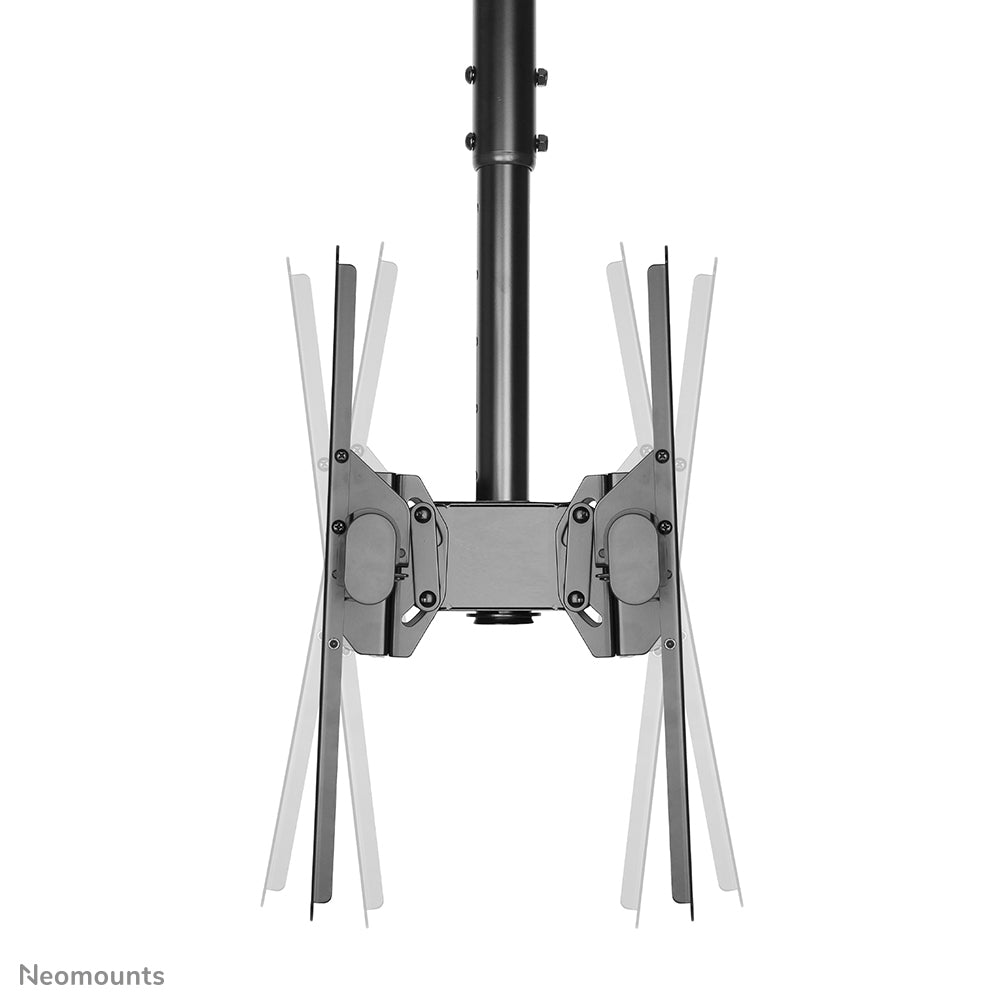Neomounts Deckenhalterung – Back-to-Back – 32–60" – VESA 200×200–400×400 – bis 45 kg, Teleskopmast