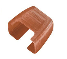 R&M Patchkabel-Clips – 20er-Pack, Braun, RJ-45, Polypropylen (PP), für R&M Schnur, 13,7 mm × 9,7 mm