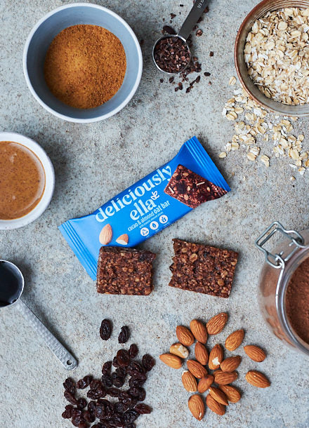 Deliciously Ella Haferriegel – Kakao & Mandel, glutenfrei, vegan – 3 × 50 g