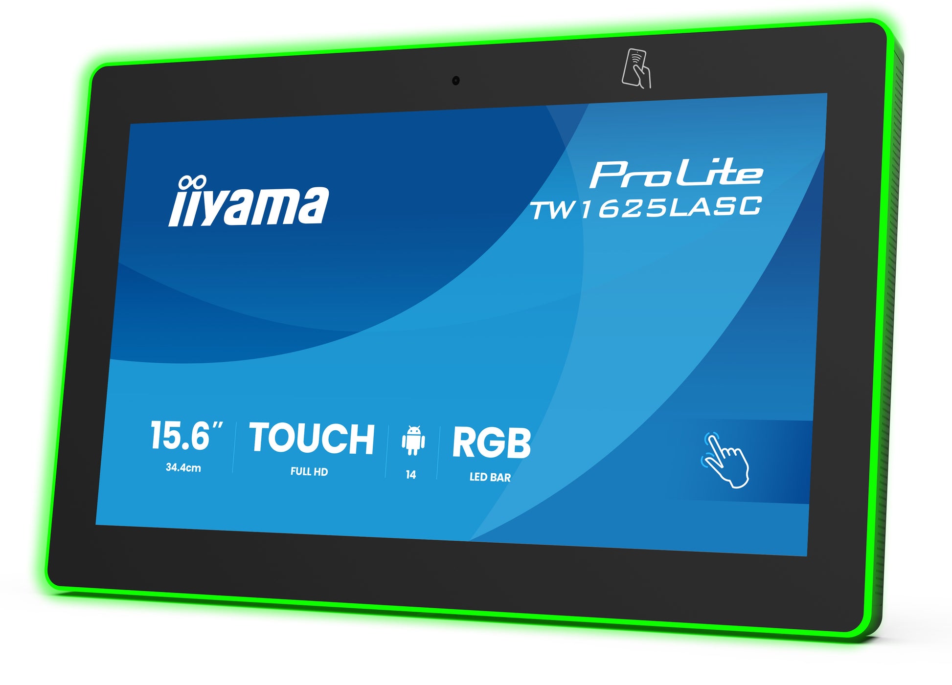 iiyama ProLite TW1625LASC-B3PNR – 15,6", Full HD, 450 cd/m², IPS