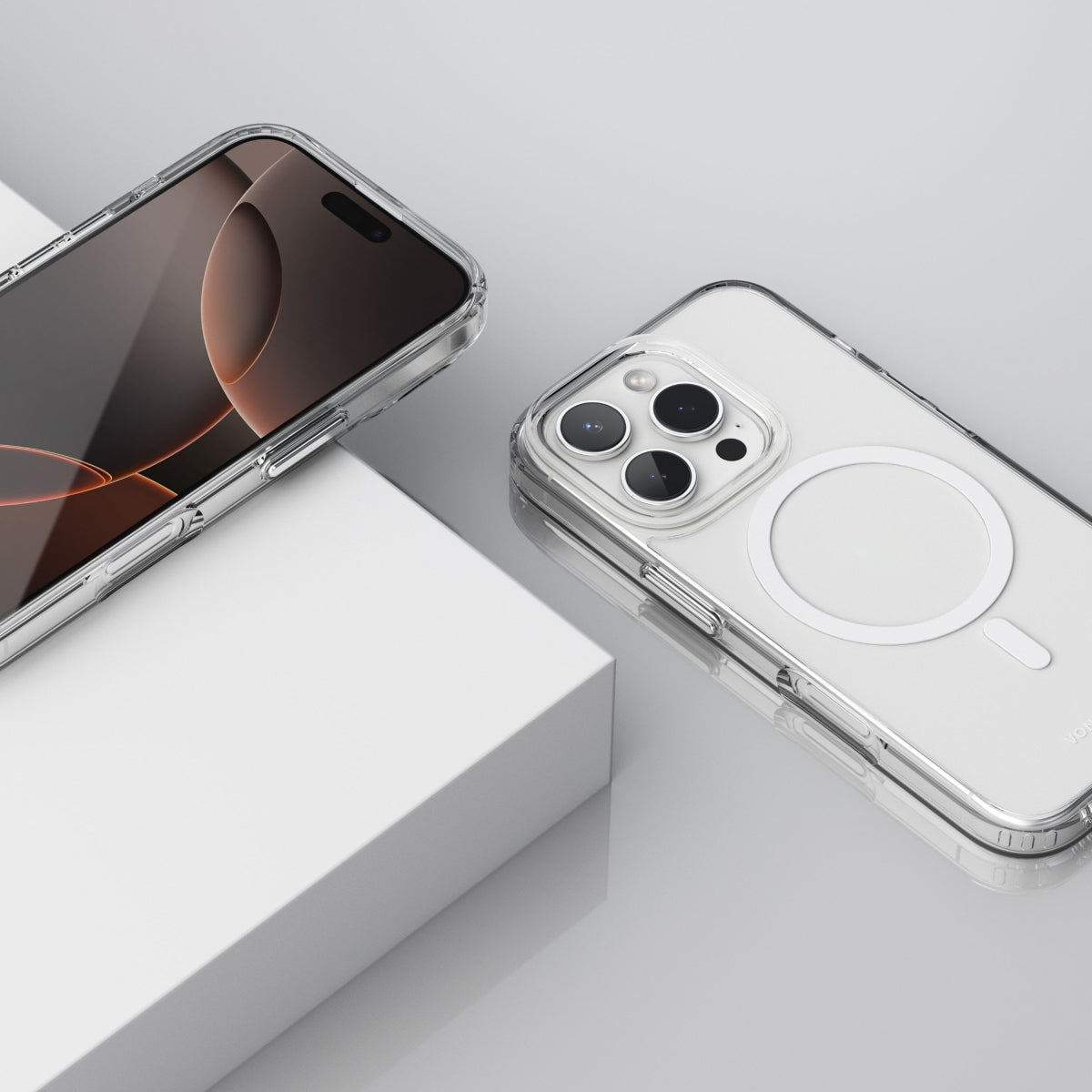 Vonmählen Backcover – für Apple iPhone 16 Pro Max, MagSafe, Kunststoff, Transparent