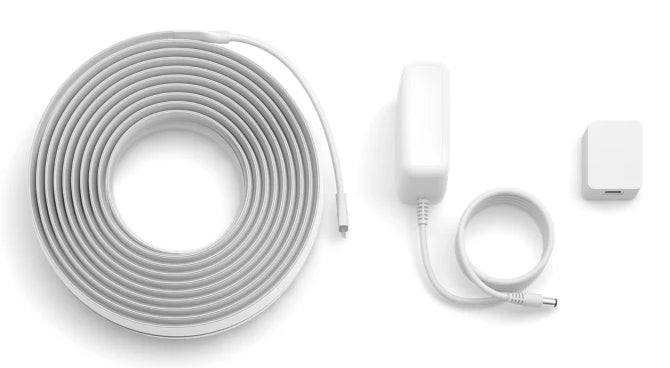 Philips Hue Lightstrip LED Flux Gradient 10 m – Bluetooth – RGBW – 2'000 lm 20 W – IP20 – weiss, Silikon