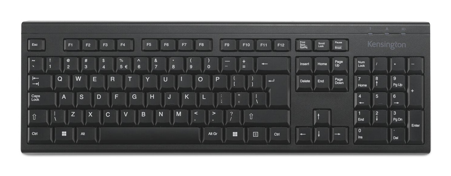 Kensington KB150 EQ – Tastatur, kabellos (2,4 GHz), US-Layout (EN) – für Windows & macOS