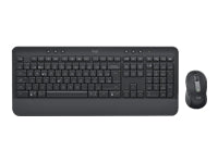 Logitech MK650 für Business – Tastatur, CH-Layout (DE-CH), Grau