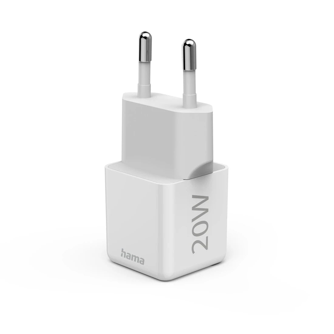Hama 00201980 USB-Ladegerät 20 W – USB-C×1, PD 3.0, QC 3.0 – für Smartphone – Weiss