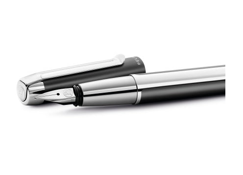 Pelikan PURA P40 – Eloxiertes Aluminium, Edelstahlfeder, Federbreite B