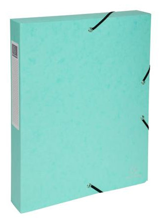 Exacompta Gummibandmappe Aquarel A4 – Karton, mehrfarbig, bis 200 Blatt, 5 Stk.