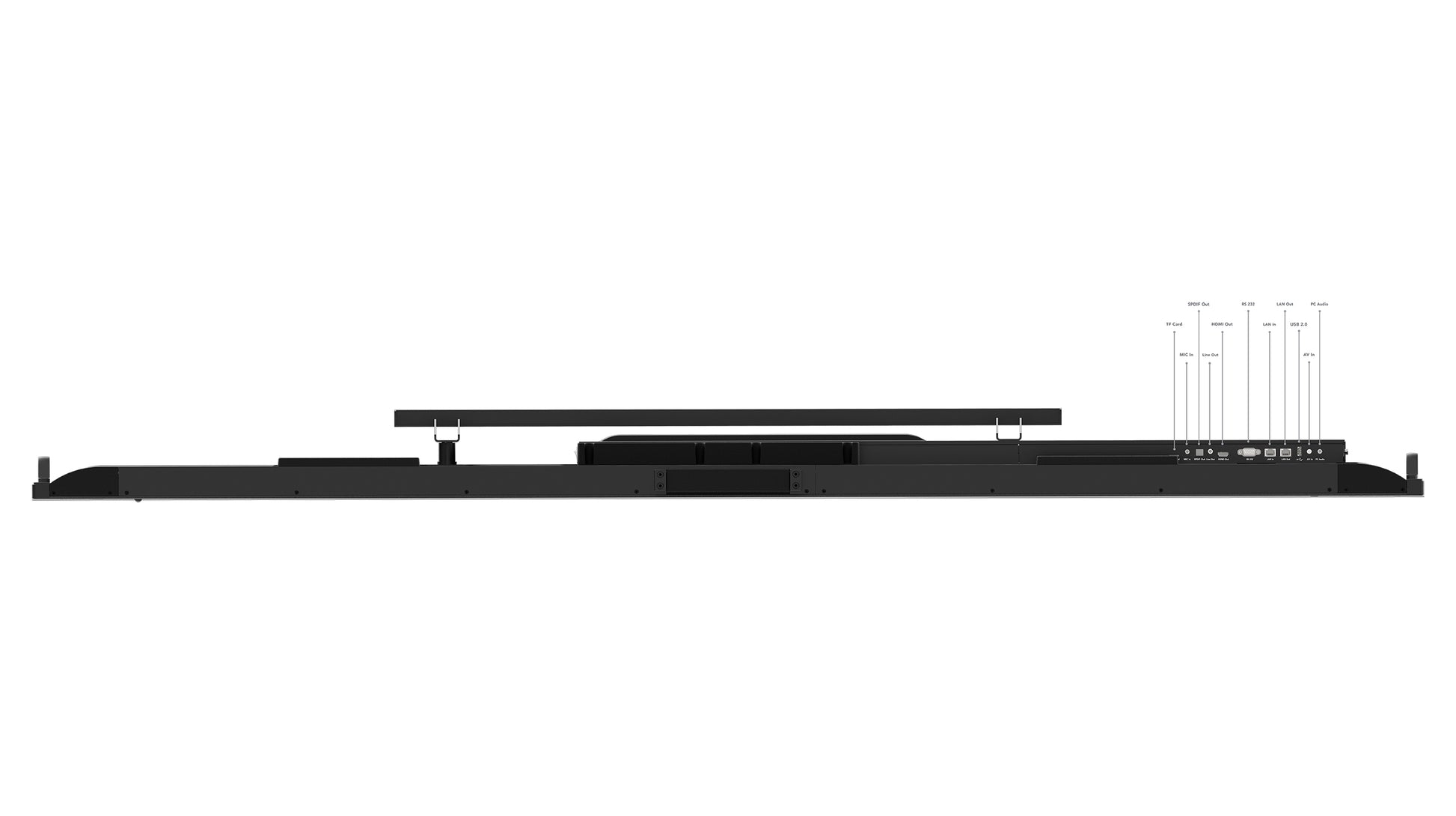Lenovo ThinkVision T86 – 86" 4K UHD VA 60 Hz – LAN, Lautsprecher, Smart, Touch