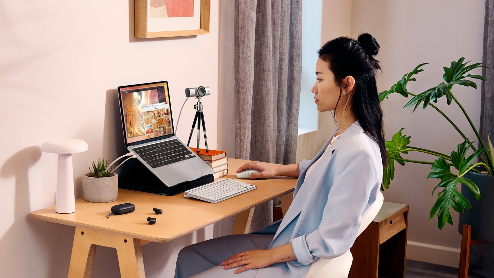 Logitech MX BRIO – Webcam – 4K, Grau