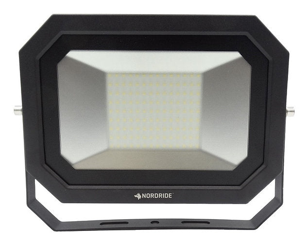 NORDRIDE Aussenwandleuchte – 31×20,2 cm – 11 500 lm, 100 W – Kaltweiss, 5000 K – IP65 – Netzbetrieb – Schwarz