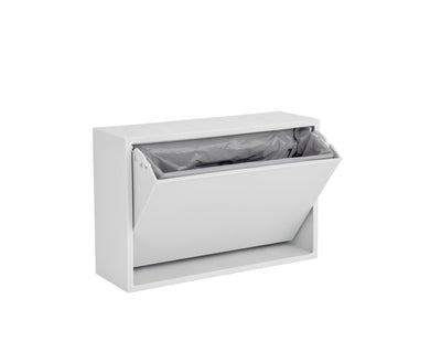 ReCollector Kehrichtsack – 10 l, Recycling-Kunststoff, Blaugrau, 345 × 320 mm