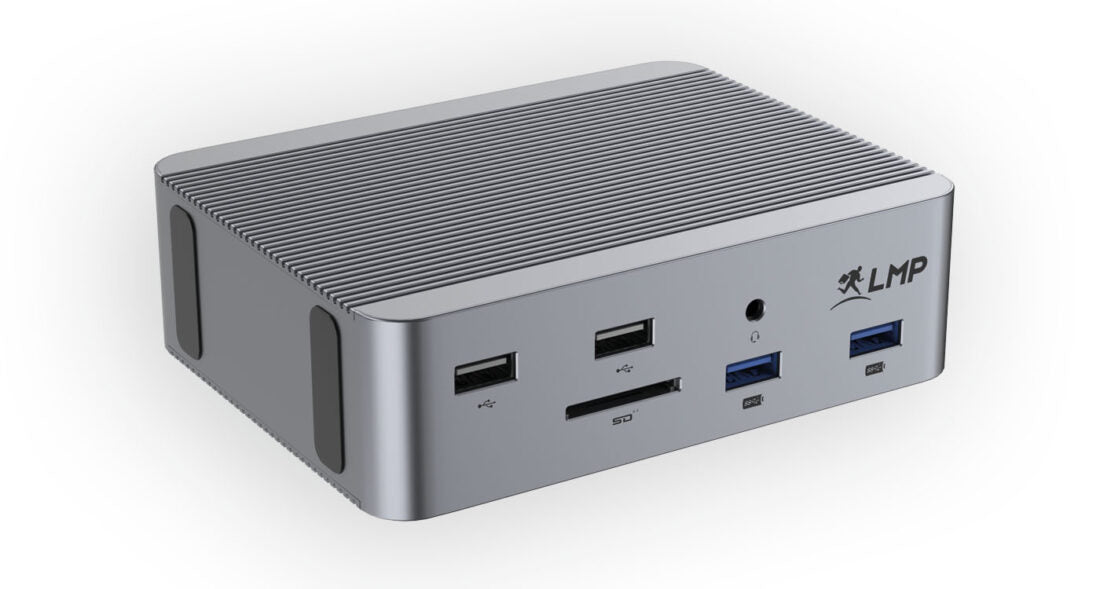 LMP SuperDock 2 Dockingstation – USB4, 1× DP, 2× HDMI, 7× USB-A, 1× USB-C, 100 W PD, 2.5GbE, SD, 3,5 mm Audio