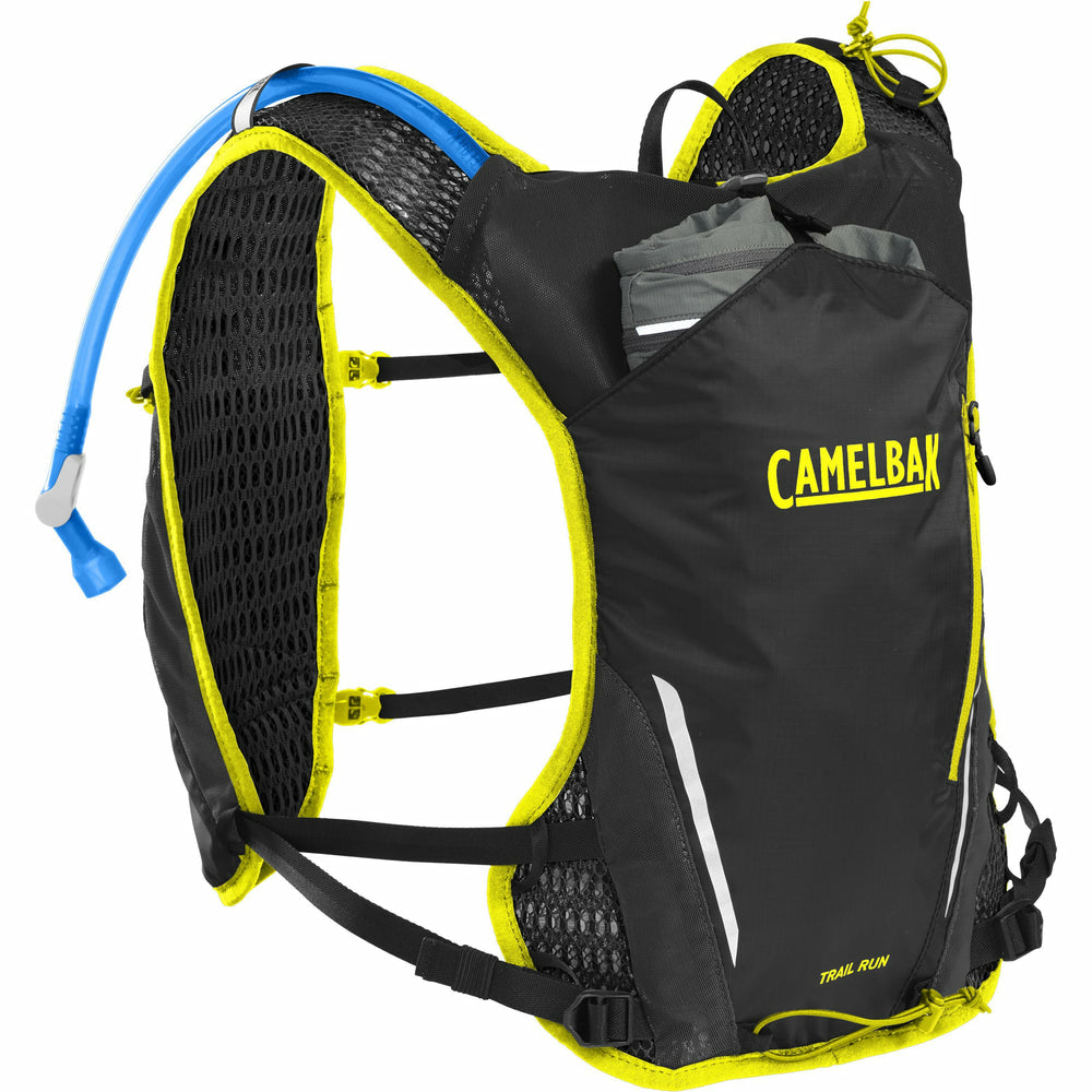 CamelBak Sportrucksack Trail Run Vest – 6 l, mit Trinksystem, Ripstop – Schwarz, 220 × 360 × 100 mm
