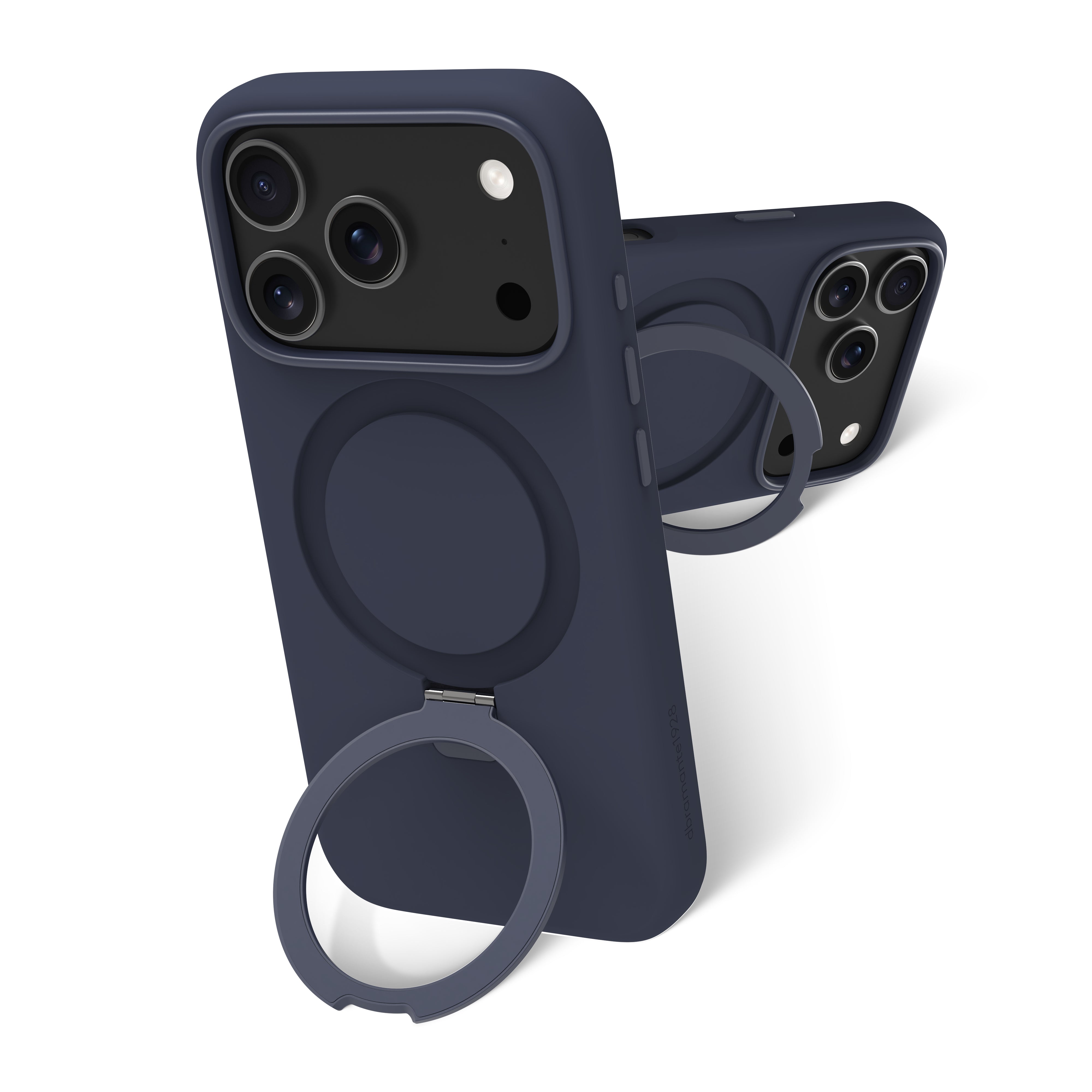 dbramante1928 Roskilde MS Kick ICON – Backcover – für Apple iPhone 17 Pro, Dunkelblau, bis 1,2 m sturzsicher