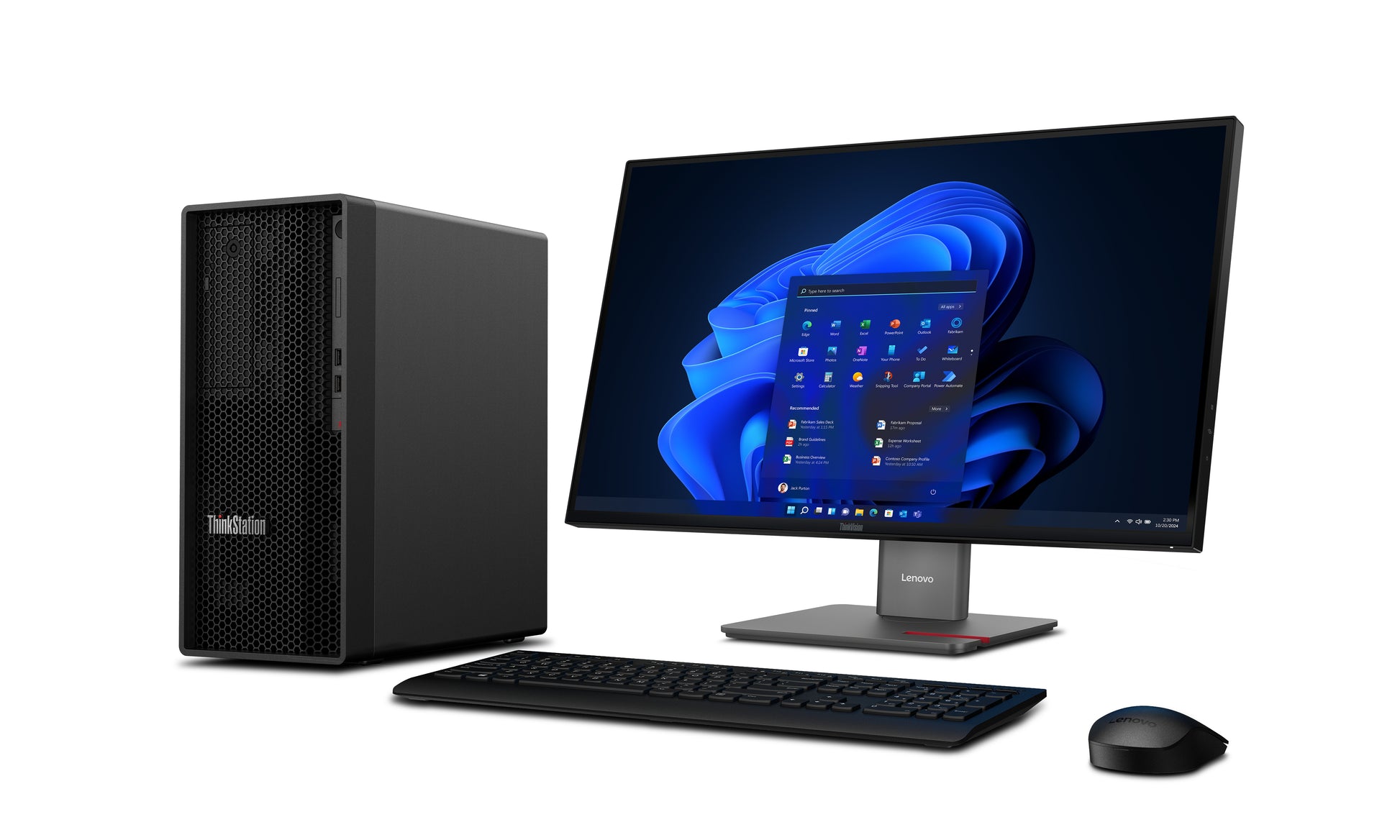 Lenovo ThinkStation P2 Gen 2 Tower – Intel Core Ultra 7 265, 32 GB RAM, 512 GB SSD, Windows 11 Pro