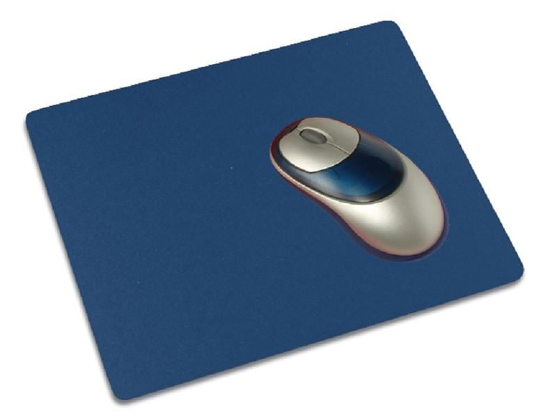 Laufer 67295 – Mauspad – 260 × 210 mm, Anti-Rutsch-Basis, Dunkelblau