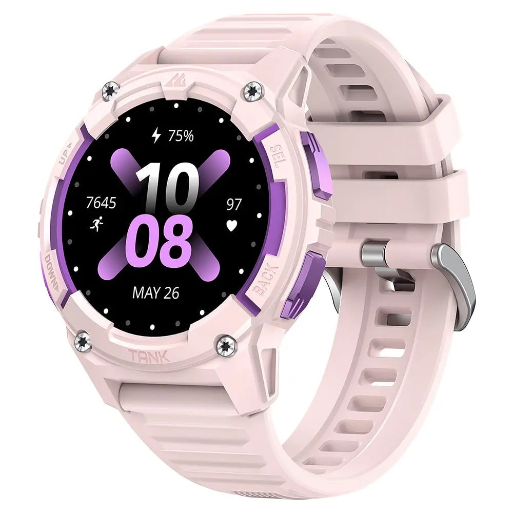 KOSPET Tank S2 – Smartwatch – 48 mm, Bluetooth, AMOLED, IP69K, Silber
