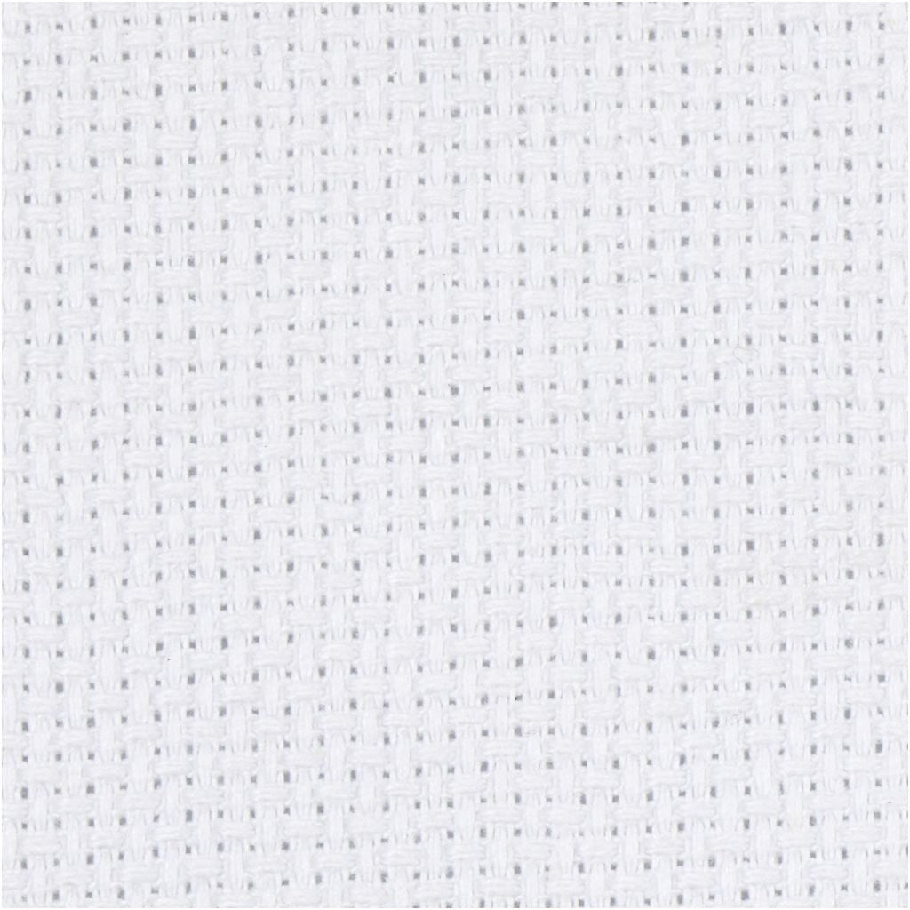 Creativ Company Aida-Stoff – Weiss – 150 cm