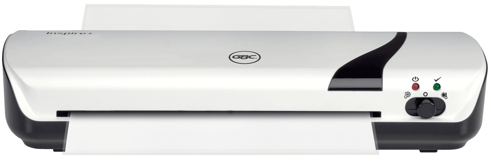 GBC Inspire+ Laminiergerät A4 – 2 Rollen, 75–125 µm, Kaltlamination, 4 Min. Aufheizzeit, 250 mm/min, Weiss