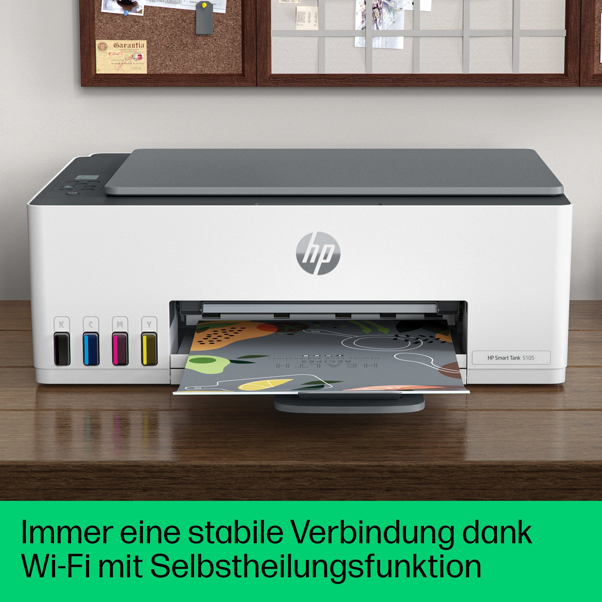 HP SMART TANK 5105 – Farbiges Tintenstrahl-MFP – 12 Seiten/Min S/W, 5 Seiten/Min Farbe