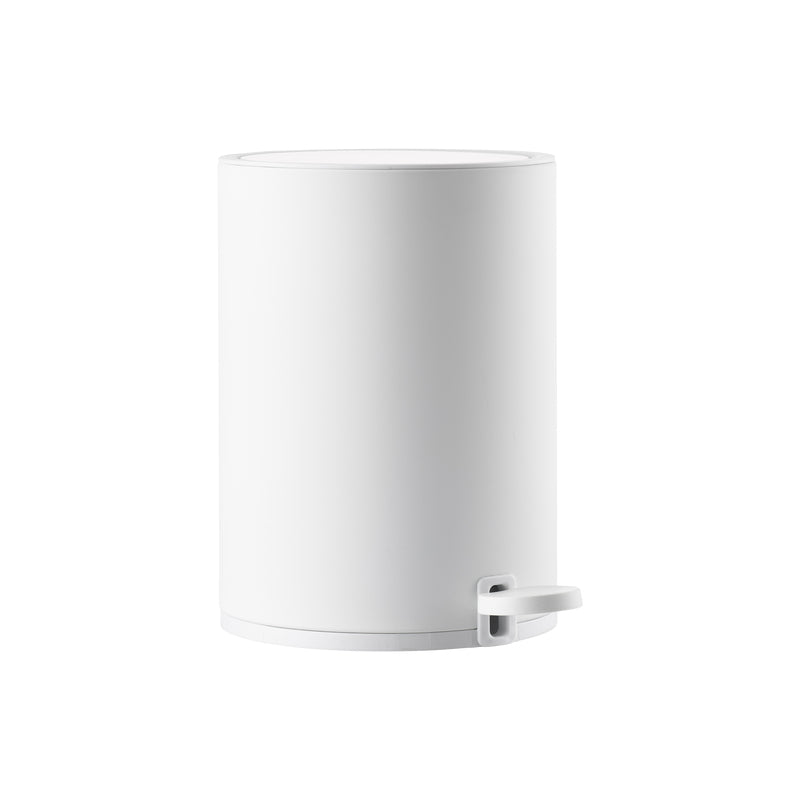 Zone Denmark Tisch-Abfallbehälter – 3 l – Kunststoff, weiss – Ø 181 × H 263 mm