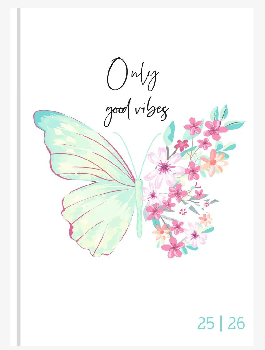 Biella mydiary Schüleragenda – 1 Tag/Seite, gebunden, 12 × 16,5 cm, Aug–Jul, Style, FSC