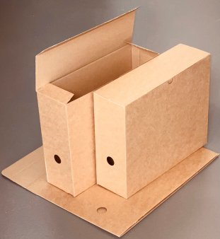 Ofrex Archivschachtel – 325 × 97 × 266 mm, braun, 30er Pack