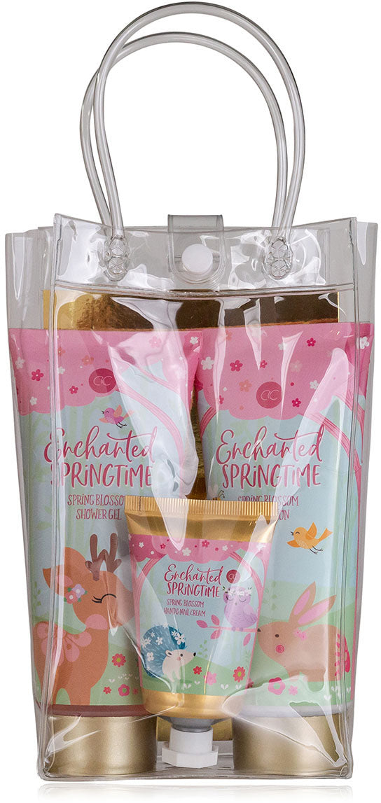 Accentra Geschenkset – Spring Blossom – 200 ml Duschgel, 200 ml Bodylotion, 60 ml Hand- & Nagelcreme
