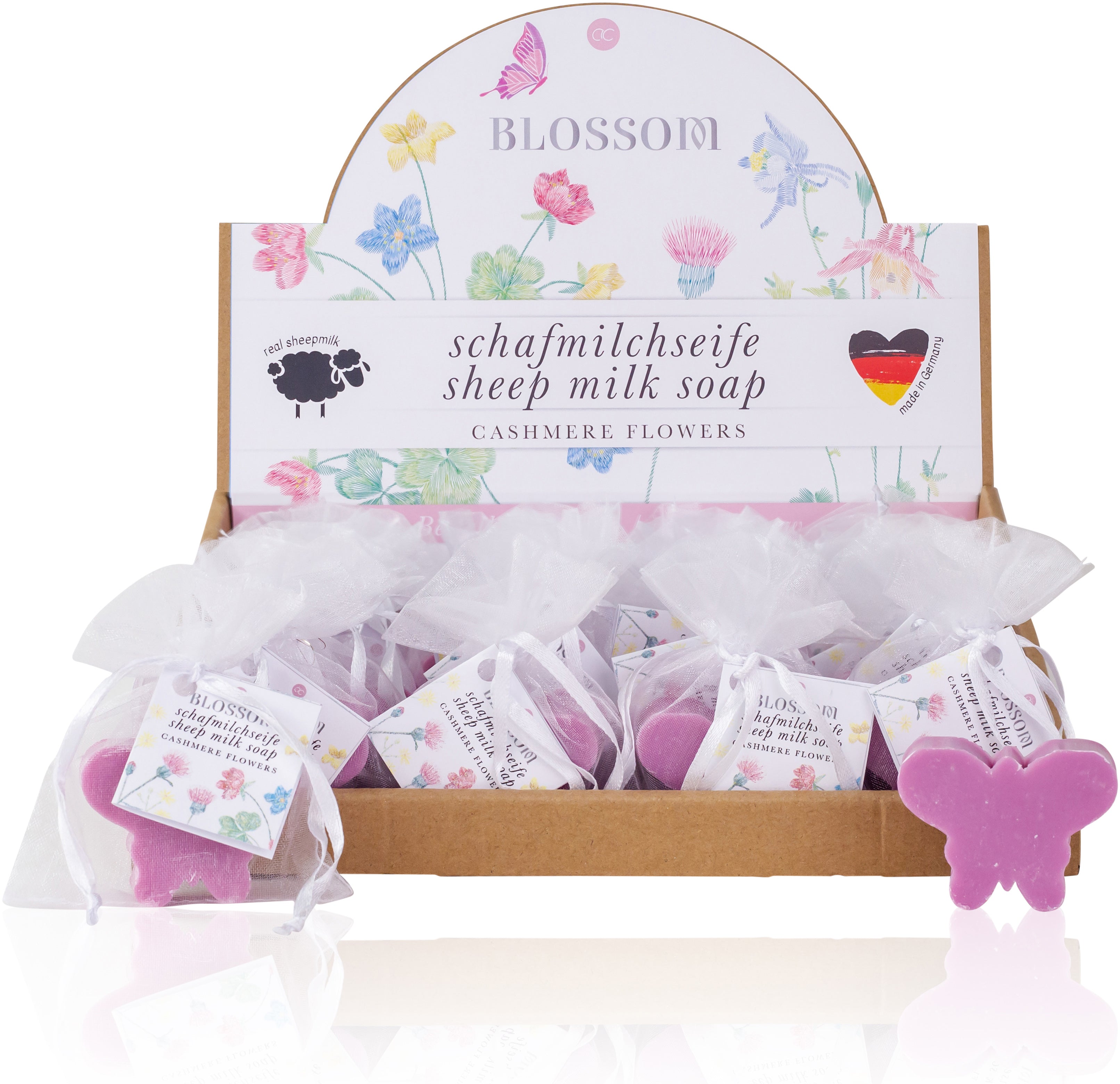 Accentra Handseife – Schafmilch, Cashmere Flowers – 27 g