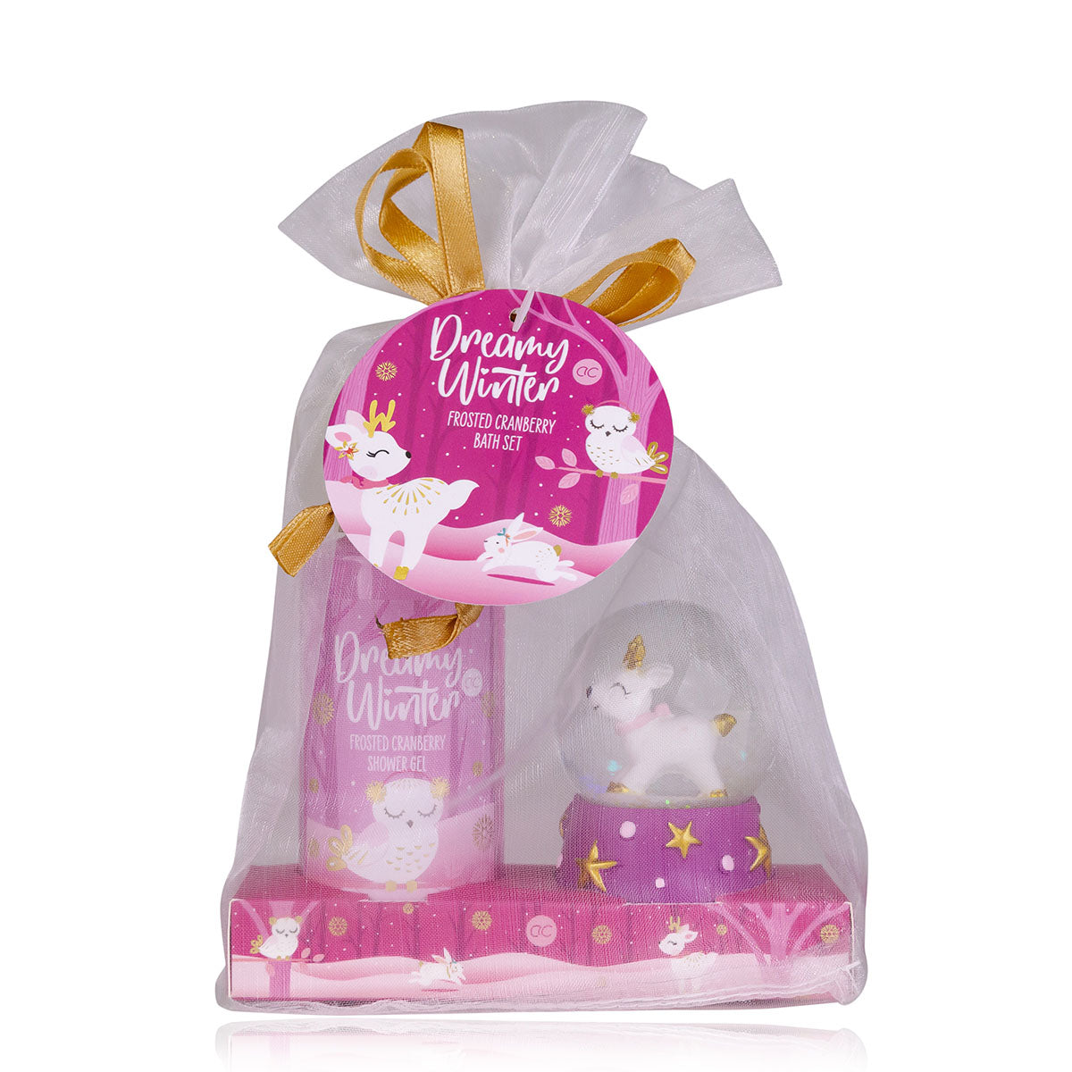 Accentra Badeset Dreamy Winter – Duschgel 100 ml, Frosted Cranberry