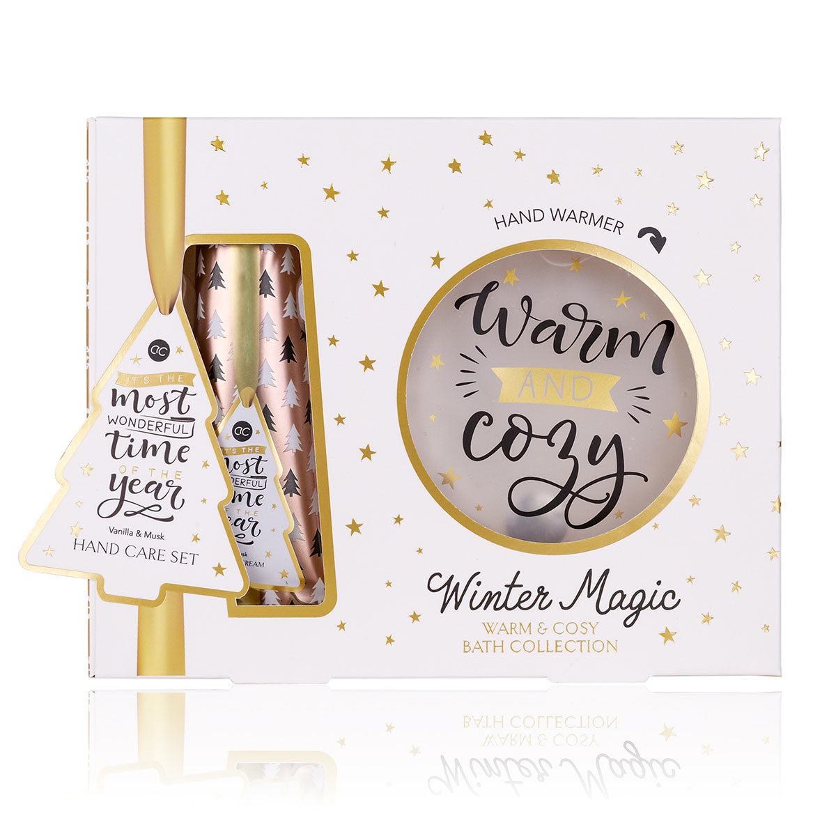 Accentra Handpflegeset Winter Magic – Vanille & Moschus – 60 ml Hand- & Nagelcreme