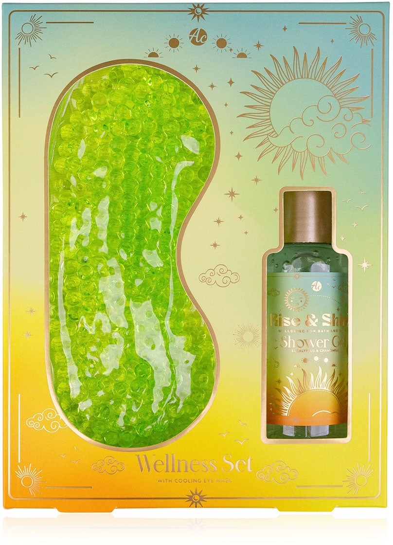 Accentra Wellness-Set – Duschgel, Augenkühlmaske