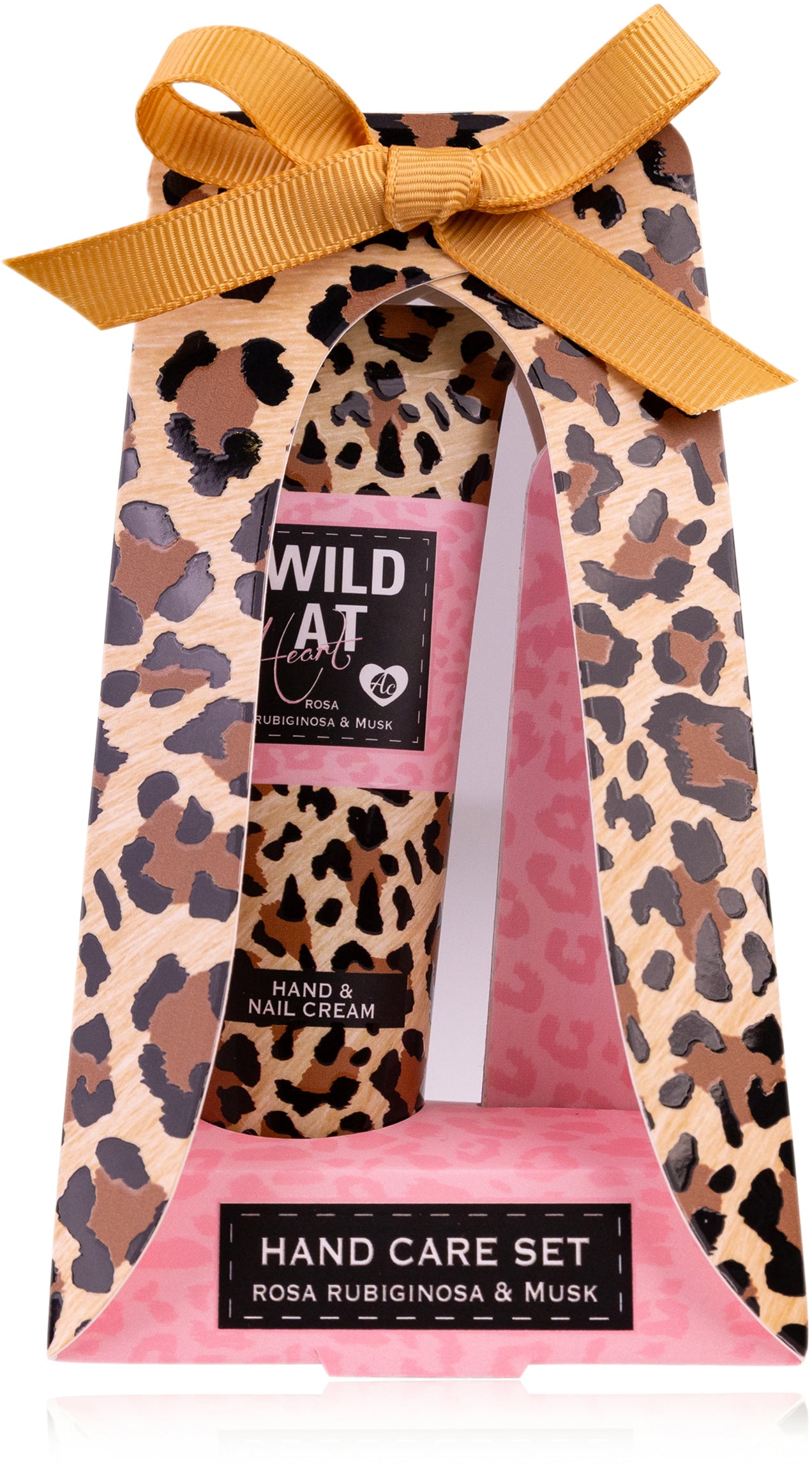 Accentra Handpflegeset Wild at Heart – Hand- & Nagelcreme 30 ml, Nagelfeile – Duft Rosa Rubiginosa & Moschus