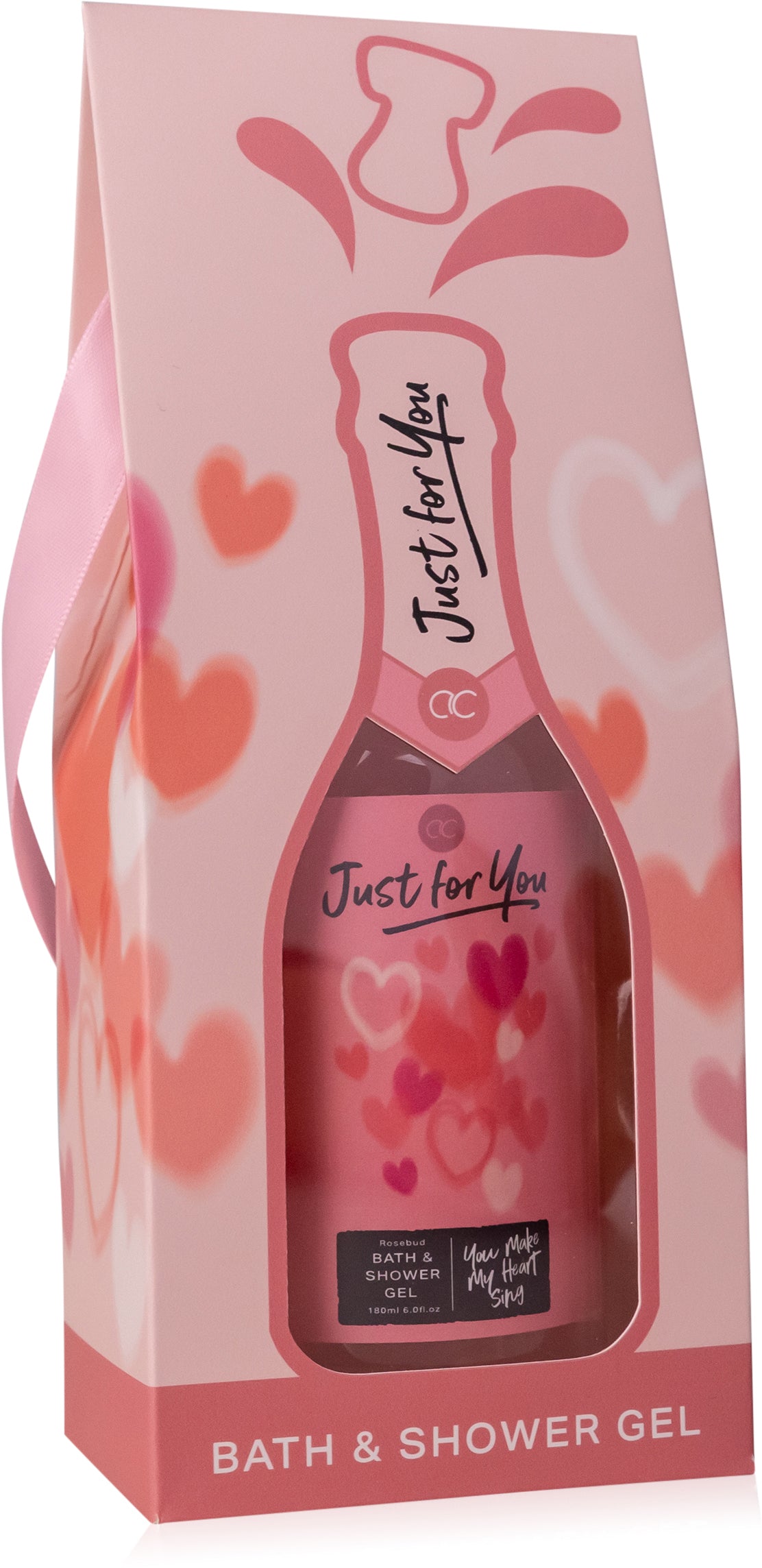 Accentra Bade- & Duschgel Just for You – Rosebud, rosa – 180 ml